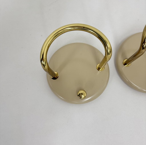 Set of 6 Wall Coat Hooks by Schönbuch, 1970s Germany