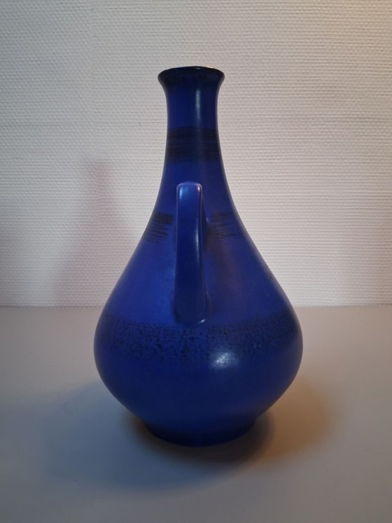 Vintage mid-century vase Bay Keramik West-Germany 1950/60, Ceramic, Yellow (photo 3 of 6)