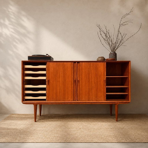 Omann Jun Highboard Dänisches Mid-Century