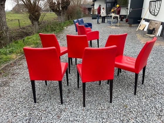 Image 1 of 6x Poltrona Frau ‘Liz’ dining chair