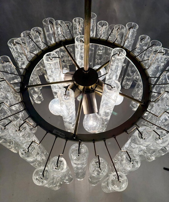 Image 1 of Lampadario/plafoniera di grandi dimensioni di metà secolo di Doria, Germania, anni '60