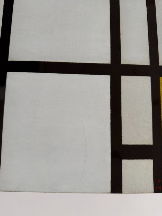 Image 1 of Piet Modrian (1872-1944), Rhythmus aus geraden Linien, 1937/1942, Kunstsammlung Nordrhein Westfalen, Dusseldorf, Printed in Germ