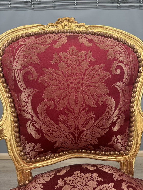 Image 1 of Poltrona in stile Luigi XV