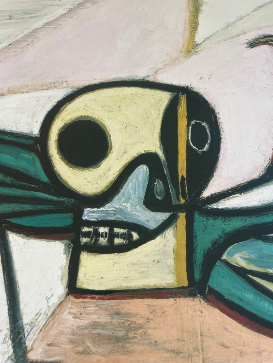 Image 1 of Pablo Picasso (1881-1973), Alexander Calder (1898-1976), Stilleven met schedel, prei en kruik, 14 maart 1945, Copyright.