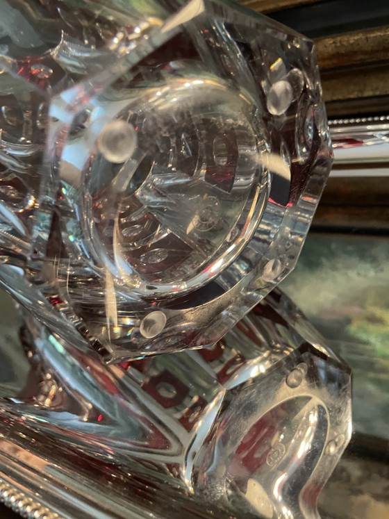 Image 1 of Charles Graffart - Val Saint Lambert - Vase
"Cerbère" - Signed with acid stamp - Crystal