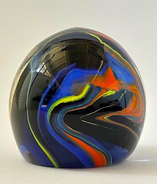Massieve Murano Glazen Sculptuur - Toegeschreven aan Missoni - Jaren 80
