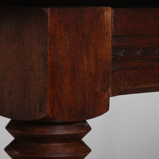 Image 1 of Extendable dining table, French work from the 1940s