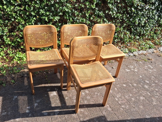 Chaises de style scandinave avec une nouvelle sangle sur l'assise – Chaises de salle à manger, Rattan, Wood (photo 4 of 8)