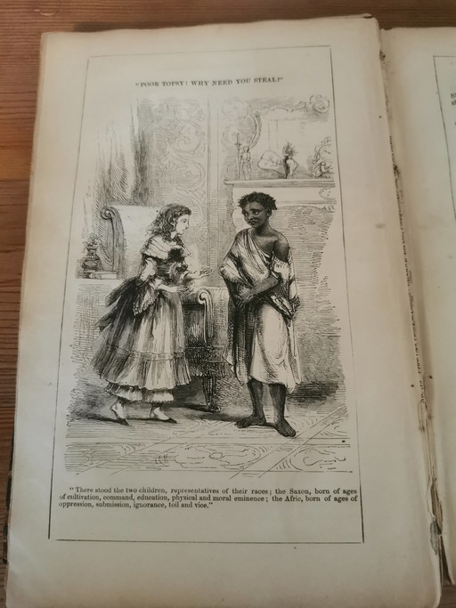 Edición rara de 1852 de "La cabaña del tío Tom" - Clarke & Co. Londres (Para restaurar)