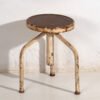 Industrial stool with white patina (c.1950) #7 – Iron, Industrieel (photo 9 of 30)