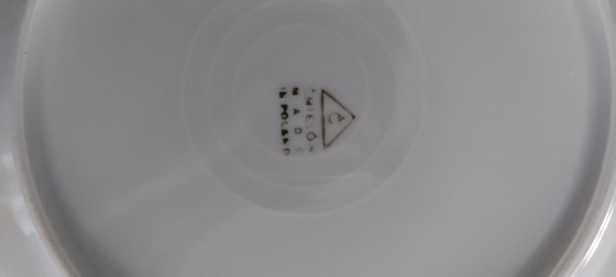 5 platos de postre Ćmielów con un precioso estampado floral. – Vajillas, Porcelain (photo 3 of 5)