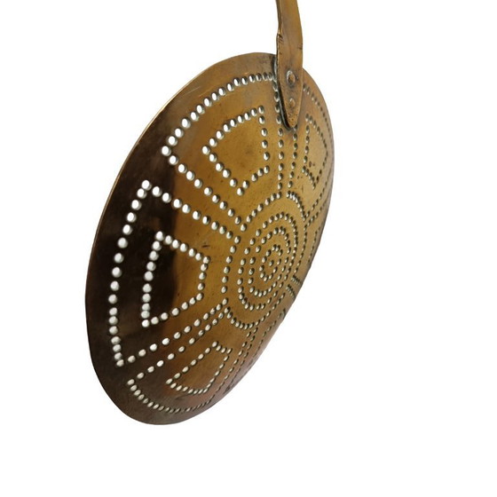 Image 1 of Antico skimmer olandese in ottone, XIX secolo