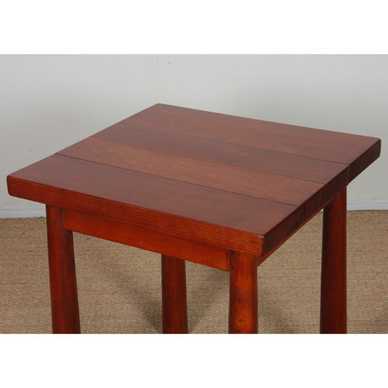 Image 1 of Hoge tafel in de stijl van Charlotte Perriand, 1950