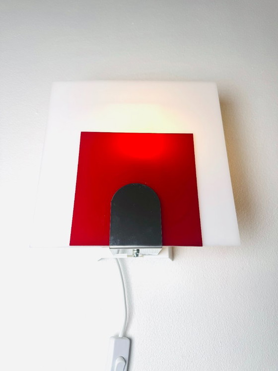 Minimalist Postmodern Wall Lights by Nafa Nybro Armaturfabrik, Sweden, 1980s – Aluminium (photo 3 of 7)