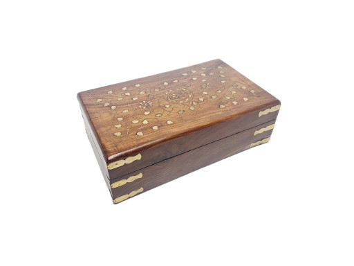 German Art Nouveau Box with Marquetry, 1900s