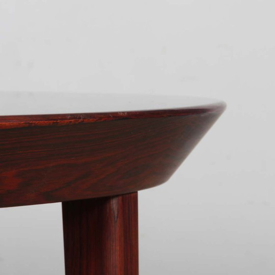 Image 1 of Table ronde extensible par Ole Hald pour Gudme Møbelfabrik, 1960