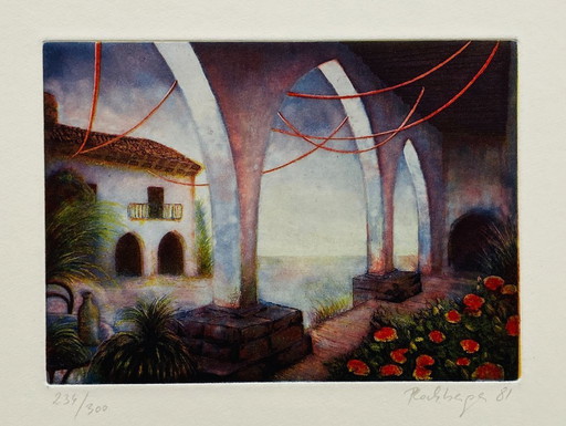 Harald Plochberger - Grabado antiguo - Década de 1980