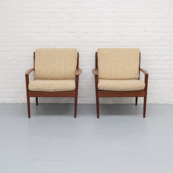 Image 1 of Set Deense Fauteuils Model PJ56 Grete Jalk '60s