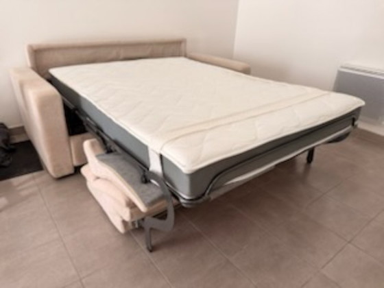 Sofá Cama de 3 Plazas. Fabricación Artesanal Italiana Marca Aerre Divani – Sofás de 3 plazas, Wood (photo 10 of 14)