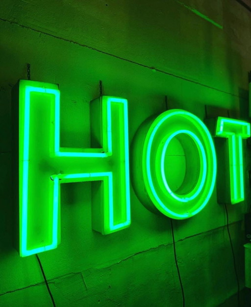 Neon Sign Hot Straight From Berlin
