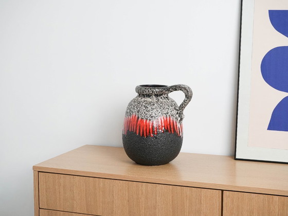 Image 1 of Ceramic vase Fat Lava, German design, 1960s, made in West Germany