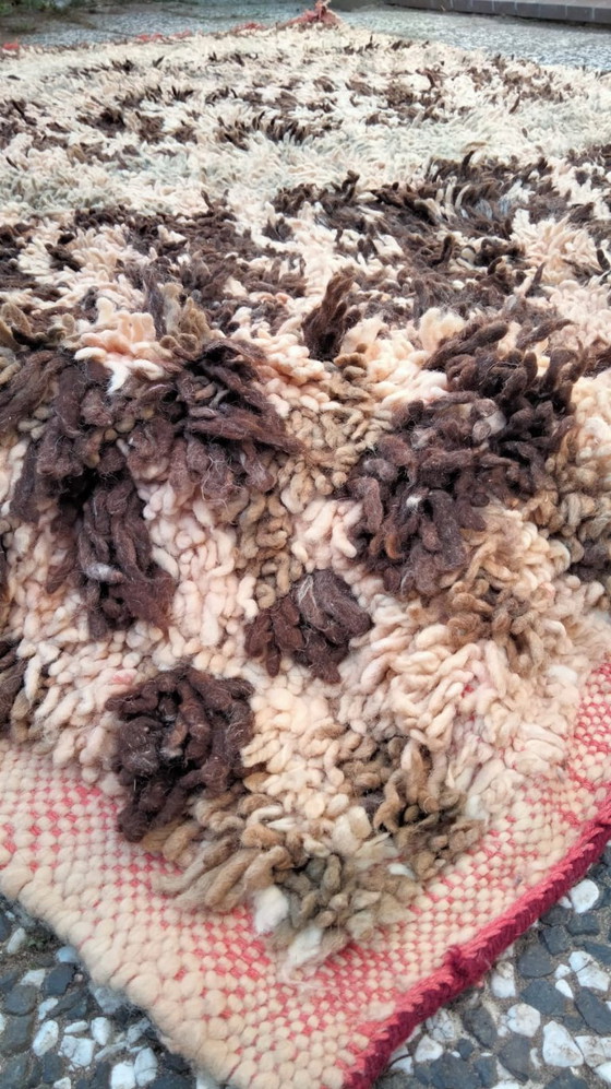 Image 1 of Hand-knotted Berber wool rug 275x150cm