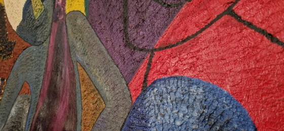 Rare oil painting from a collection liquidation, African Expressionism, Vincent Wasswa – Paintings & Drawings (photo 6 of 6)