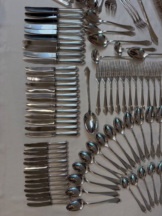 Zeldzame BSF Friederike bestekset – 235 stuks – 800 zilver – BSF Besteck, Servies, Silver (photo 2 of 12)