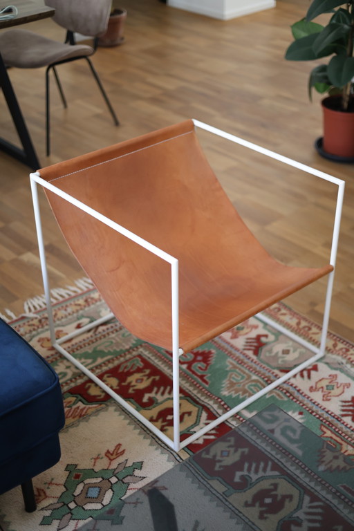 Siège Solo - Muller Van Severen – fauteuils, Leather, Metal
