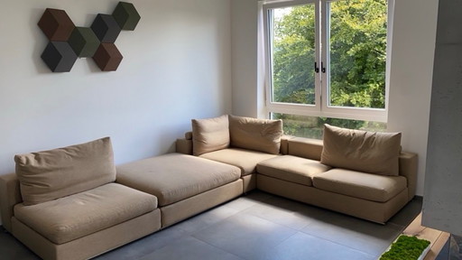 New condition Flexform Groundpiece XL modular design lounge sofa