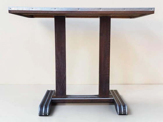 Tavolo da bistrò Art Déco – Tavoli da pranzo, Aluminium, Wood, Art Deco (photo 3 of 12)
