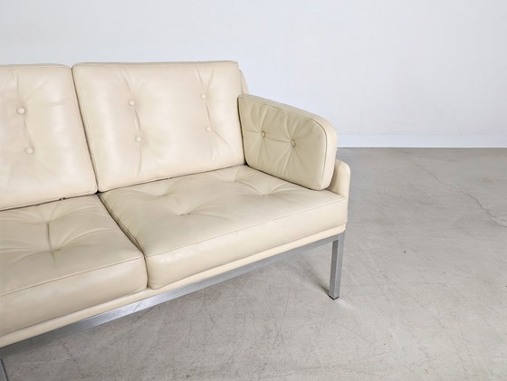 Image 1 of Original Roland Rainer Leder Sofa Couch WK Wohnen Wien 1980