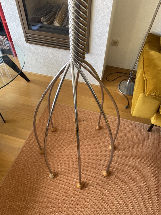Originale Zanotta „Octopus“-Garderobe – Kleiderständer, Chrome, Wood (photo 3 of 5)