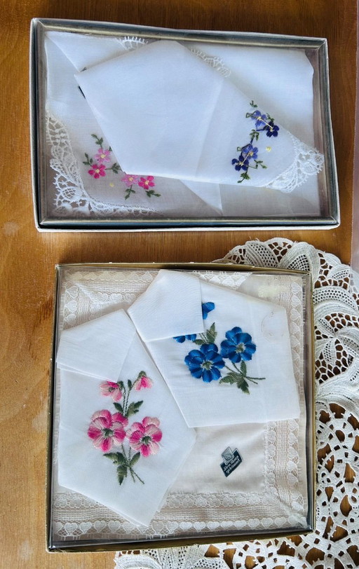 Set stoffen zakdoeken