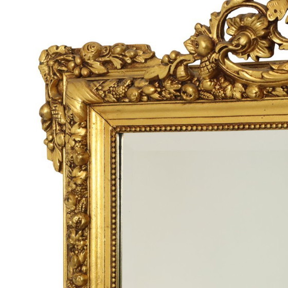 Image 1 of Antieke Franse Facetgeslepen Spiegel 163cm
