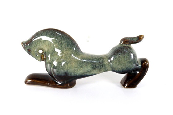 Image 1 of Vintage ceramic mid - Century horse