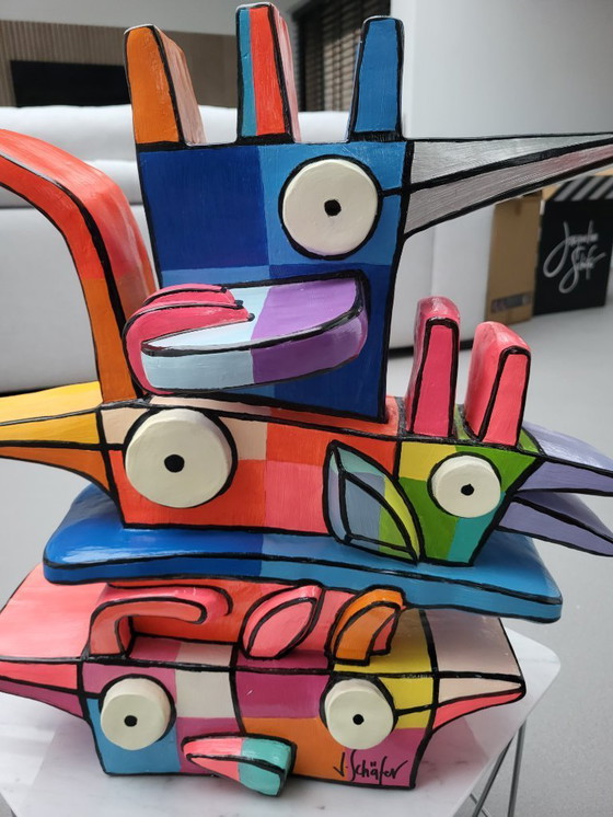 Image 1 of Jacqueline Schäfer - Totem Argent XXL 50/75