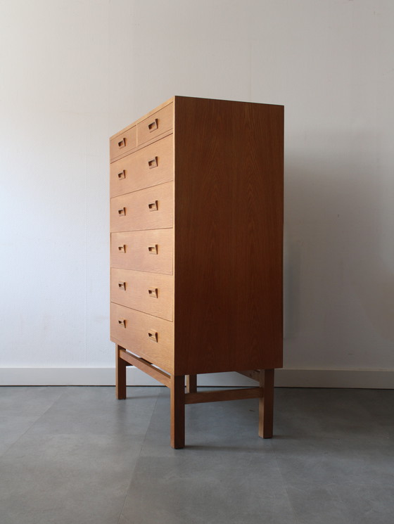 Image 1 of Vintage Deense ladekast door Holger Jensen voor FDB Møbler