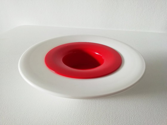 Image 1 of Space Age planters red and white