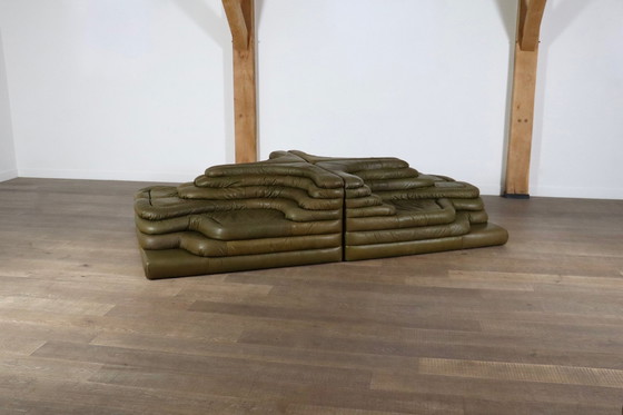 Image 1 of Ubald Klug DS-1025 Terrazza complete sofa set for de Sede Switzerland 1970s