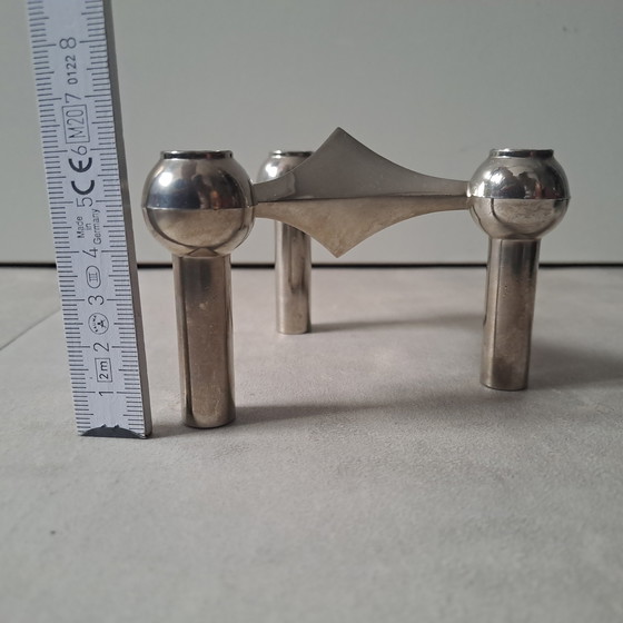 Image 1 of Portacandele modulare, chiodo per tessuti, 3 pezzi, cromato