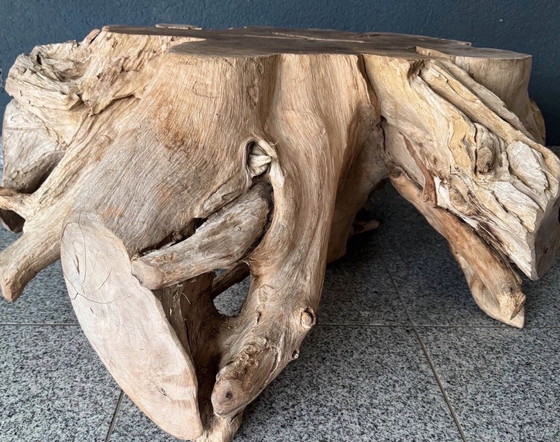 Image 1 of Design teak root unique coffee table