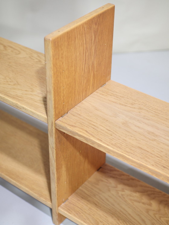 Image 1 of Eiken Wandsysteem Wandplanken Deens Vintage