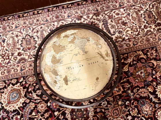 Beautiful Globe on wrought iron stand – Decorative Objects, Wood (photo 4 of 6)