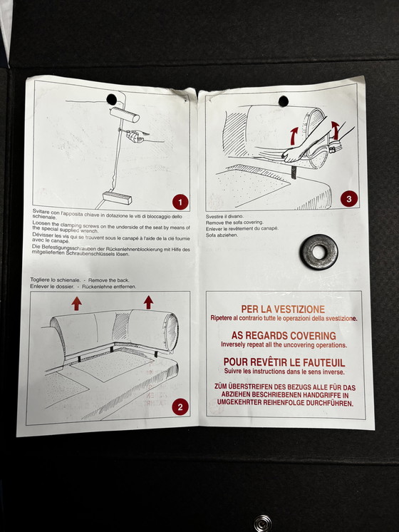 Image 1 of DEMA Sofa - Oblo, natur-weiß, abzieh+waschbar, ,LTH 174x80x68