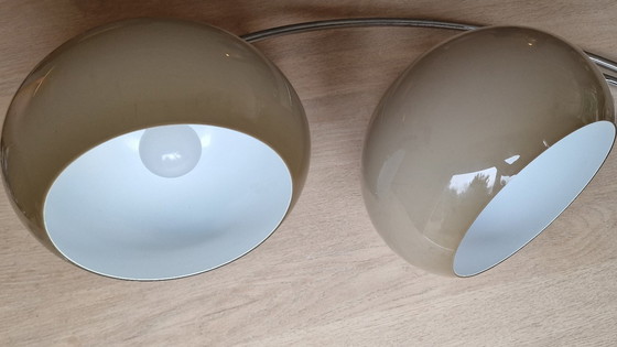 Image 1 of Dijkstra double arc lamp mushroom 1970s