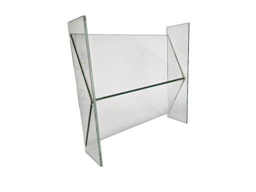 Daskas - design object - V- vase - glass - Rob Dashorst - 80's