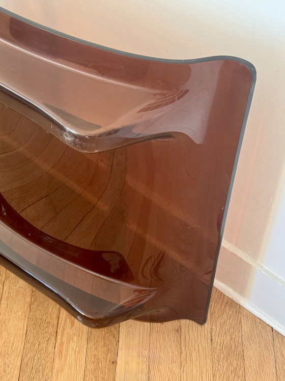 Pouf / Ottomana Vintage Ligne Roset Marsala - Pelle Nera – Leather (photo 11 of 13)