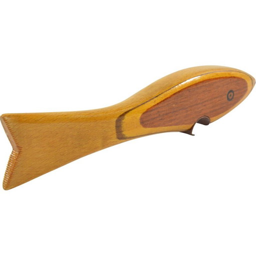 Décapsuleur en bois vintage, Pologne 1970