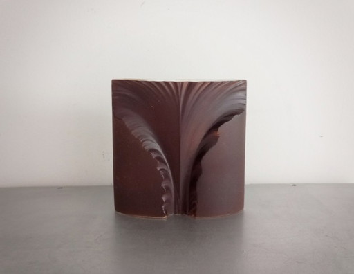 IDEA Industrial Arts Company modernist/brutalist vase 1985 designer Mária Viglási